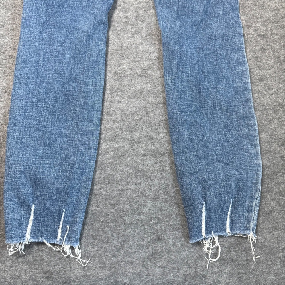 Pistola Women Skinny Jeans Size 26 Medium Wash Distressed Raw Hem P6730MTW-NFR - Picture 7 of 11